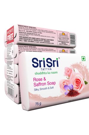 Rose & Saffron Soap | Buy 3 Get 1 Free