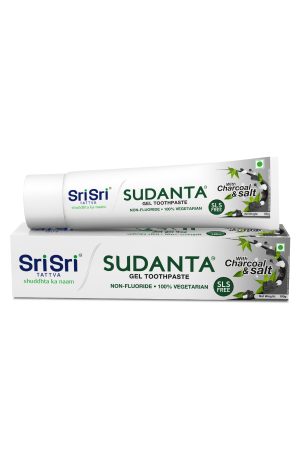 Sudanta Gel Toothpaste With Charcoal & Salt