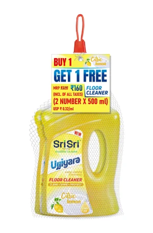 Ujjiyara Floor Cleaner - Citric Lemon (Buy 1 Get 1)